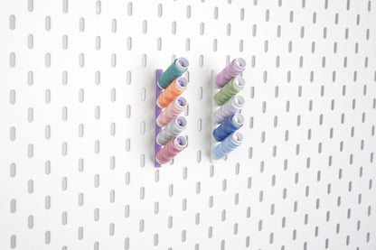 Pegboard Thread Spool Holders for IKEA SKÅDIS & 1/4-Inch Pegboards